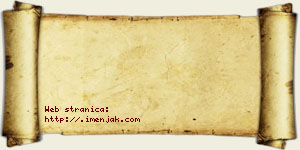 Jovana Đurđevac vizit kartica